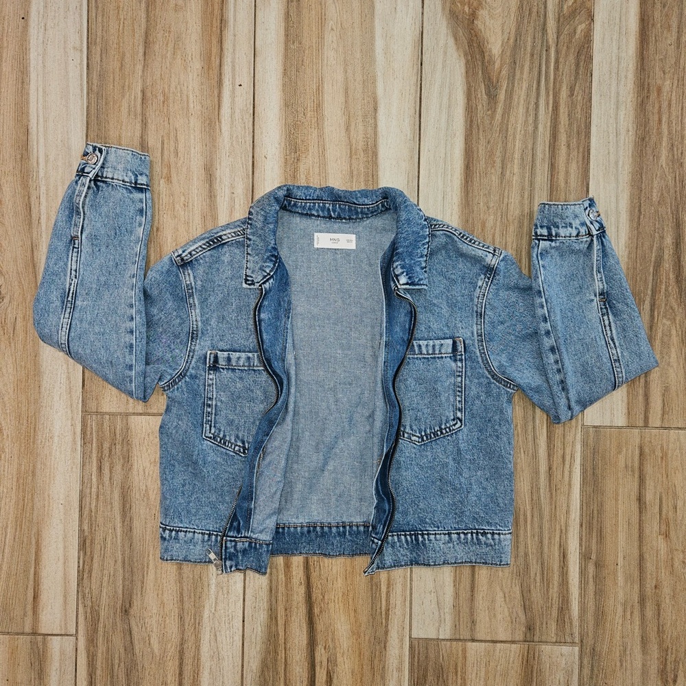 Mango Blue Kids Jean Jacket